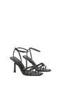 Black 'Ottoline' Strappy Stiletto Heeled Sandals With Ankle Strap, Image 3 of 6