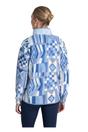 Blue Dante Patterned Full Zip Fleece Jacket, Image 2 of 4