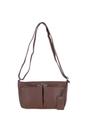 Brown 'Iverness' Real Leather Crossbody Bag, Image 2 of 5