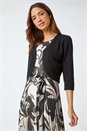 Black Knitted Bolero Shrug, Image 1 of 5