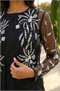 Black Embellished Detail Jacket, Image 4 of 4