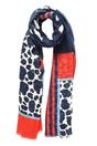 Blue Sarta Blue Leopard Print Lightweight Scarf, Image 2 of 3