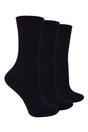 Black 3 Pairs Soft Merino Wool Socks, Image 1 of 5