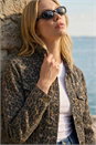 Chocolate Animal Print Jacket, Image 4 of 4