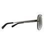 Black Aviator Gunmetal Black Grey Gradient Sunglasses, Image 4 of 4