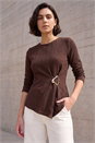 Chocolate Trim Detail Top, Image 1 of 4