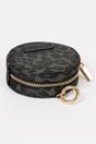 Khaki Etre Khaki Leopard Round Coin Purse, Image 3 of 3