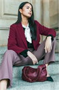 Multi  Petite Houndstooth Trouser , Image 7 of 7