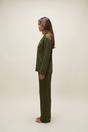 Olive The Night Store Olive Modal Pyjama Trouser Set, Image 2 of 4
