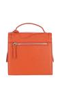 Orange Compact Handbag With Detachable Crossbody Strap, Image 3 of 4