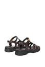 Brown XY LONDON Brown 'Maddison' Chunky Gladiator Sandals With Ankle Strap, Image 4 of 6
