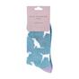 Blue 1 Pack Ladies Novelty Dog Pattern Bamboo Socks, Image 5 of 5
