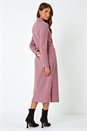 Rose Ribbed Midi Jumper Stretch Dress , Image 3 of 5