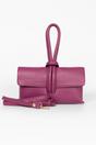 Bordeaux Italian Leather Wristlet Clutch Bag, Image 2 of 4