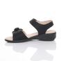 Black AJVANI Black Comfort Touch Close Sandals, Image 3 of 6