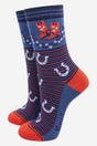 Multi Wild West Cowboy Bamboo Socks Gift Box, Image 3 of 5