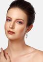 Light Pink Diva Heart Drop Earrings, Image 4 of 5
