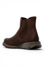 Dark Brown Women Chelsea Suede Leather boot-SALV175, Image 4 of 5