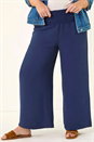  Curve Shirred Wide Leg Trouser , Image 4 of 5