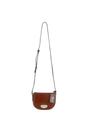 Latte 'Borsa della Moda' Real Leather Saddle Crossbody Bag, Image 2 of 4