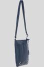 Navy 'Doriana' Real Leather Crossbody Bag, Image 5 of 5