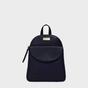 Navy Assots London Navy 'GEORGE' Pebble Grain Mini Leather Backpack, Image 1 of 6