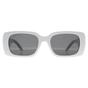 White Montana White Rectangle Shiny White Smoke Polarized MP194, Image 1 of 4
