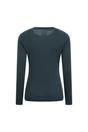 Dark Green Talus Long Sleeved Top, Image 3 of 5