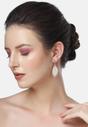 Gold Diva Leaves Dangle Earrings, Image 4 of 5