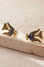 Gold Sterling Silver Dove Of Peace Studs, Image 2 of 2