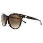 Brown Cat Eye Dark Havana Brown Gradient Sunglasses, Image 2 of 6