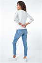 Ivory  Floral Embroidered Jumper, Image 3 of 5