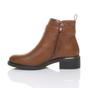 Camel AJVANI Camel Flat Low Heel Ankle Boots, Image 3 of 6
