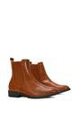 Tan 'Nala' Chelsea Flatform Ankle Boots Pull On, Image 3 of 7