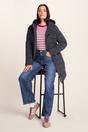 Indigo Kirkham Long Shower Resistant Jacket, Image 2 of 6