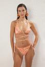 Multi Abstract Print Tie Side Bikini Bottom, Image 1 of 4