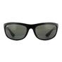 Black Wrap Black Green Polarized Balorama 4089 Sunglasses, Image 1 of 2