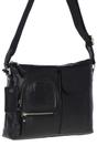 Black Exquisite Real Leather Cross Body Bag, Image 3 of 5