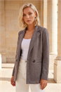 Taupe Petite Faux Suede Jacket, Image 2 of 4
