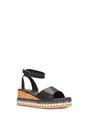 Brown XY LONDON Brown Platform Chunky Wedge Flatform Sandals With Ankle Strap, Image 2 of 6