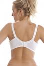 White Non Wired Full Cup Support Mastectomy Bra, Image 3 of 5