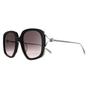 Black Alexander McQueen Black Square Black Silver Grey Gradient AM0374S, Image 2 of 7