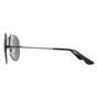 Black Aviator Polished Black Black Polarized Aviator 3025, Image 3 of 4