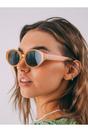 Yellow Oval Plastic Frame Sunglasses, Image 3 of 6