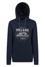 Navy Ireland Circle Overhead Hoodie, Image 1 of 4