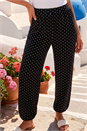 Black Polka Dot Balloon Trouser, Image 2 of 4