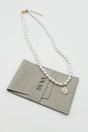 Gold Pearl Chain Necklace with Floral Pendant - Gift Boxed, Image 4 of 5