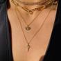 Gold Northern Star Polaris Sterling Silver Necklace, Image 5 of 5