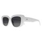White Montana White Rectangle White Smoke Grey Polarized MP56, Image 2 of 3