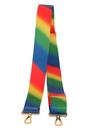 Multi Rainbow Ombre Bag Strap, Image 1 of 2
